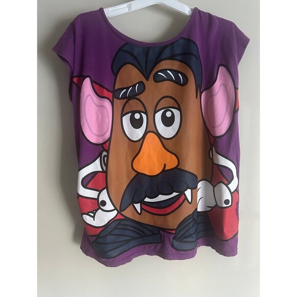 Tokyo Disney Resort Mr. Potato Head Graphic T-shirt Halloween 2013 Vampire Alien - Picture 1 of 7